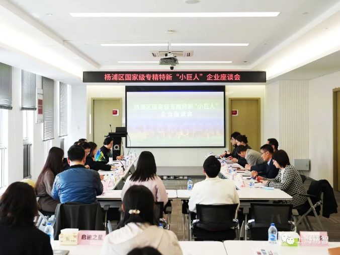 杨浦区国家级专精特新“小巨人”企业座谈会在上海精智顺利召开